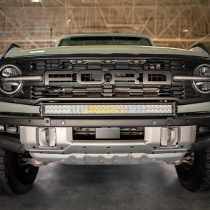Ford Raptor Light Bar Mounting Kit - Cali Raised LED - 5D Optic Osram 32In DualRow Bar Combo - `21-`27